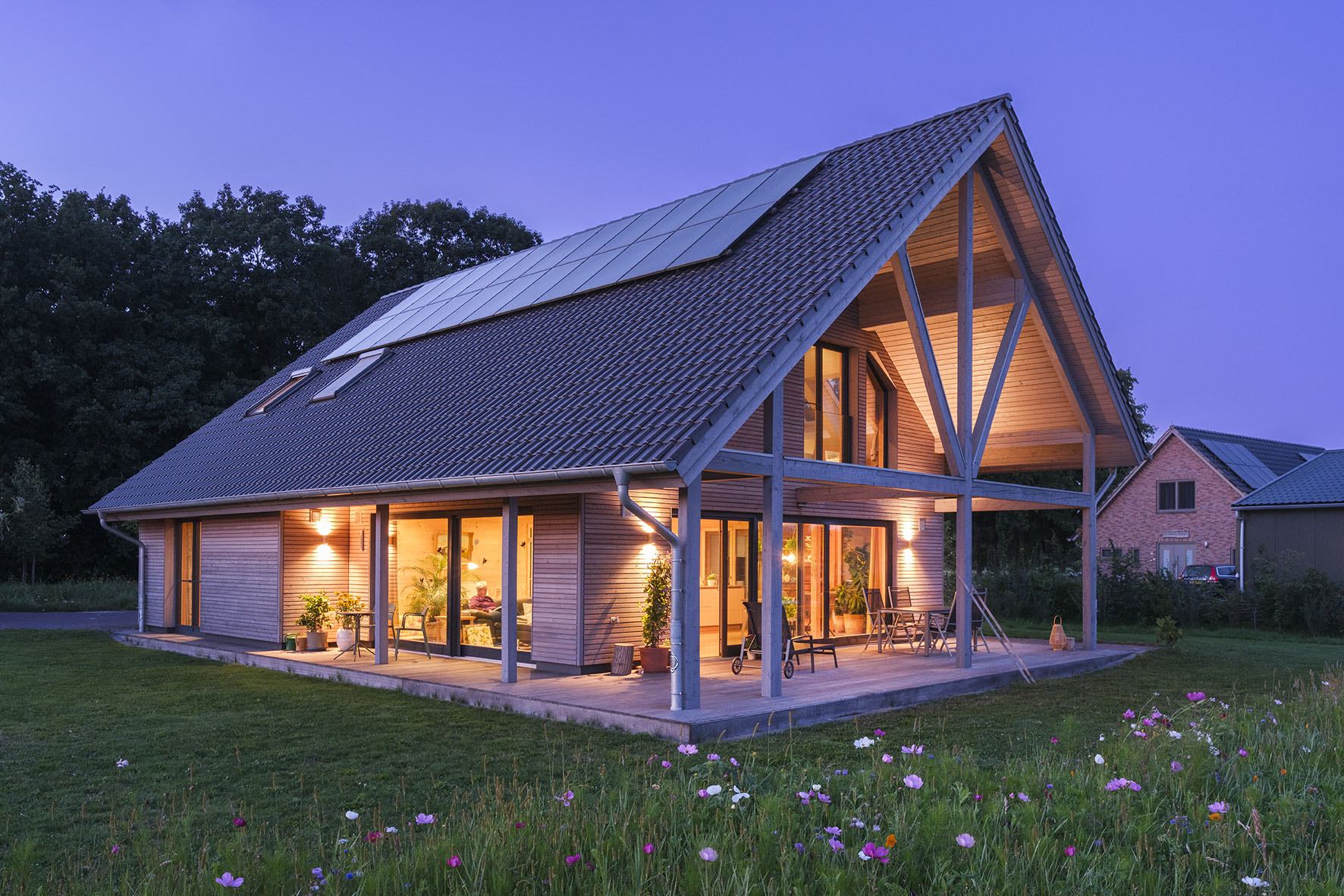 Wohnhaus in Beuningen, Niederlande | Kunde: Zimmermeisterhaus